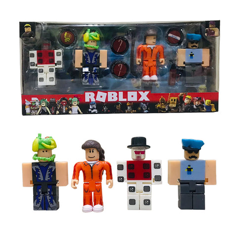 Roblox Celebrity Collection - Pack of 4 Figure Roblox Classics - Includes 4 Figures Toys With Codes - Each Size Approx. 4 inch - Option A