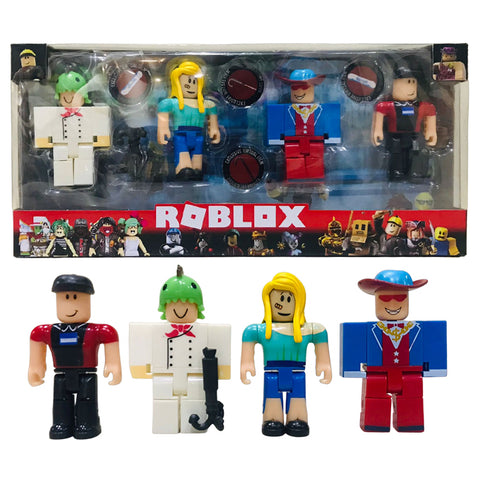 Roblox Celebrity Collection - Pack of 4 Figure Roblox Classics - Includes 4 Figures Toys With Codes - Each Size Approx. 4 inch - Option E