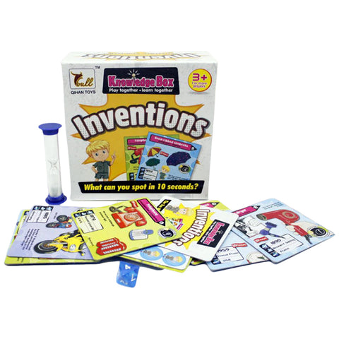 Educational Inventions Knowledge Box - Educational Learning Cards Game