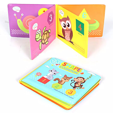 Shape Cognition Learning Bath Book Toy For Kids