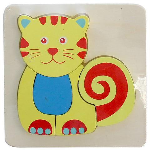 Wooden Puzzle Thick - Cat 1