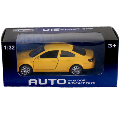 Bmw 7 Series Car - Yellow (Die Cast)