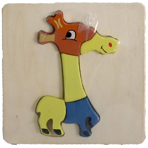 Wooden Puzzle Thick - Giraffe 2