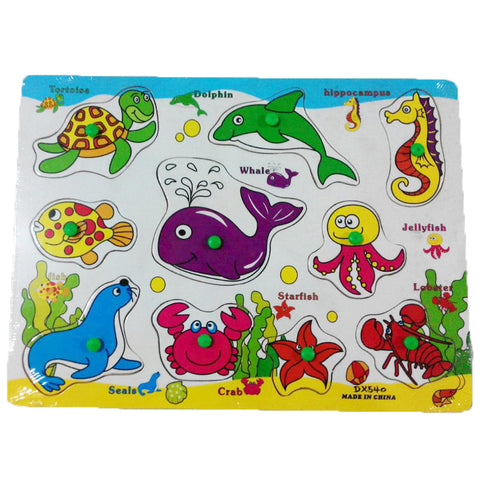 Sea Animals - Wooden Puzzle