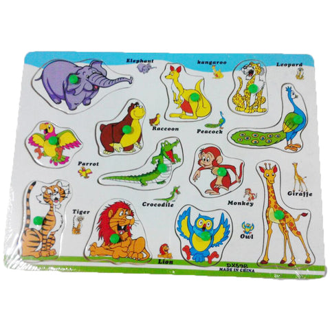 Zoo Animals - Wooden Puzzle