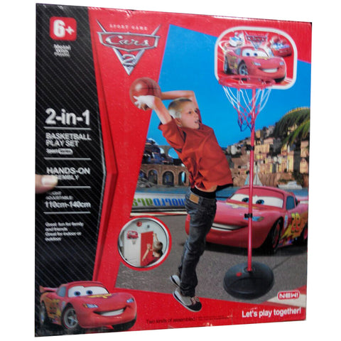 Cars McQueen Metal Basketball Play Set - 6+