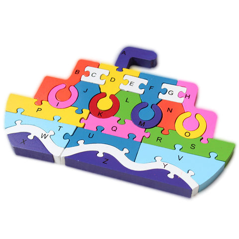 Alphabets & Numbers Puzzle - Ship