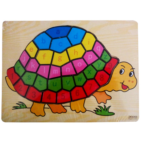 Wood ABC Puzzle - Turtle