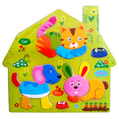 Wooden Kids Puzzle Animal 1