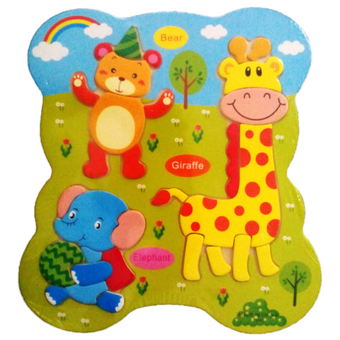 Wooden Kids Puzzle Animal 2