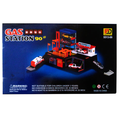 Gas Station Parking Play Set