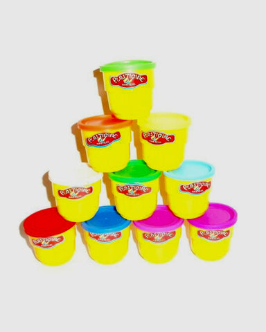 Colors Play Dough - 10 pcs