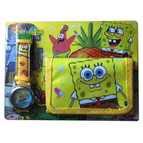 Spongebob Watch With Wallet