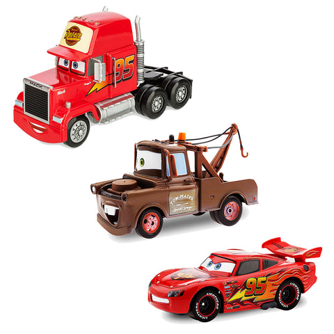 Disney Cars - Mc Queen Mator Racing - 3 Pcs Set