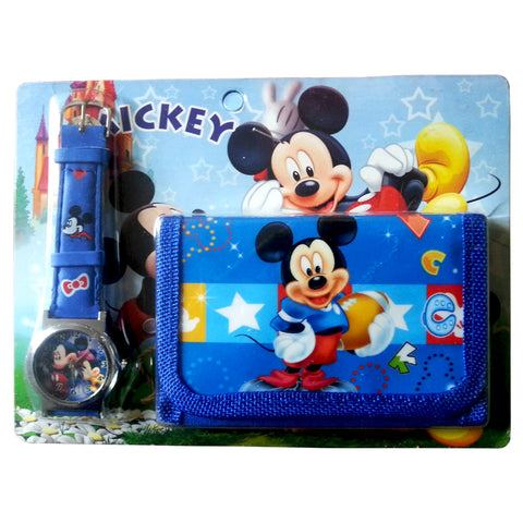 Mickey Mouse Watch With Wallet