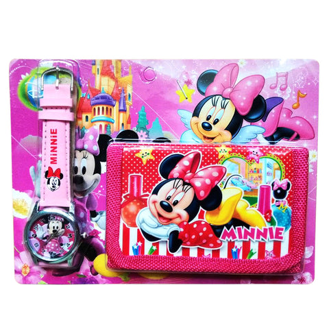 Minnie Mouse Watch With Wallet