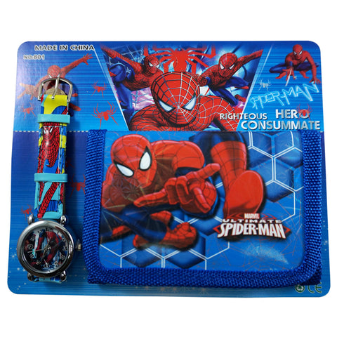 Spiderman Watch With Wallet