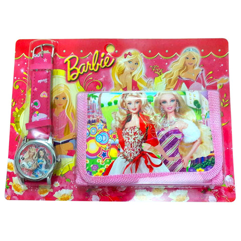 Disney Barbie Watch With Wallet