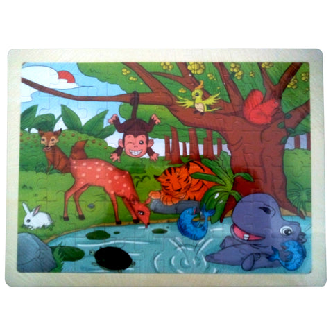 Fun Kids Wooden Puzzles - A