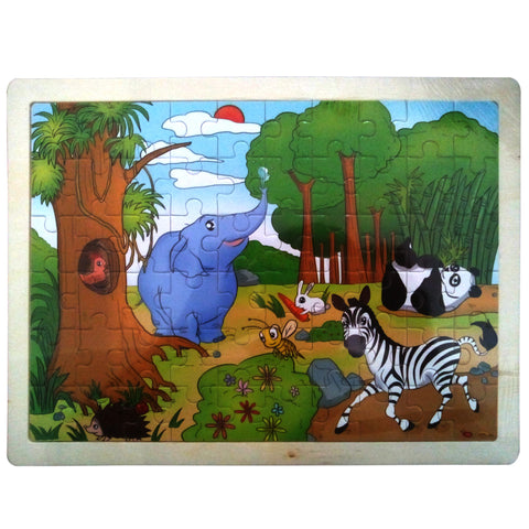 Fun Kids Wooden Puzzles - B