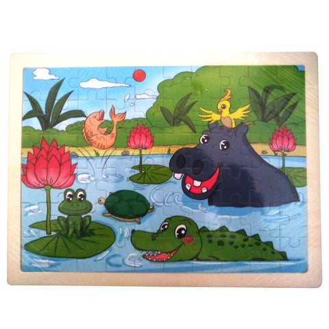 Fun Kids Wooden Puzzles - C