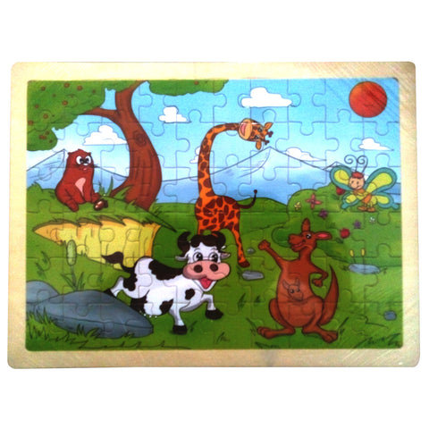 Fun Kids Wooden Puzzles - D