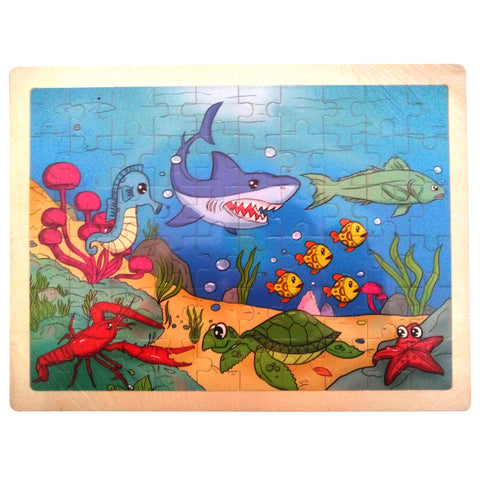 Fun Kids Wooden Puzzles - Sea World