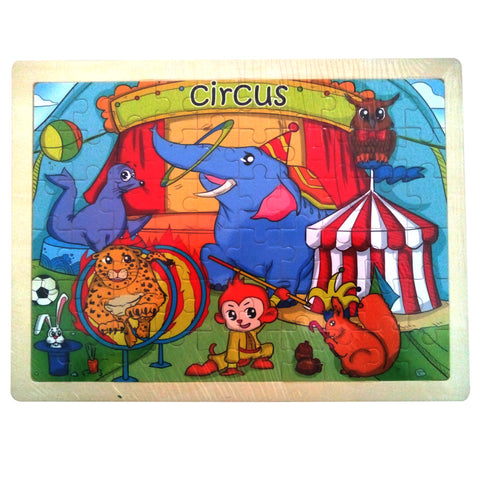 Fun Kids Wooden Puzzles - Circus