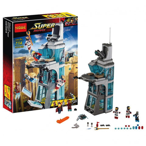 Avengers: Ultron Tower Attack Building Blocks - 7114