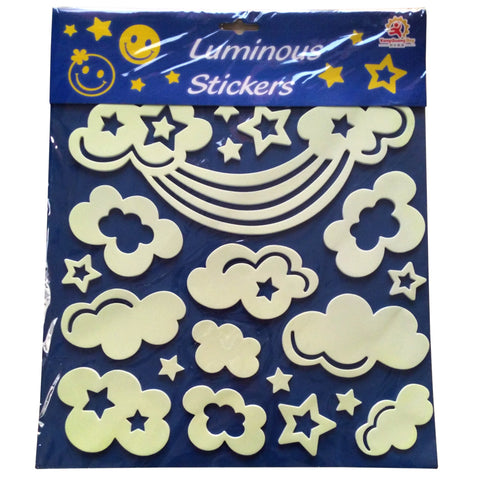 Glow In The Dark - Cloud Stickers