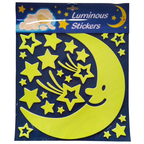 Glow In The Dark - Moon Stickers