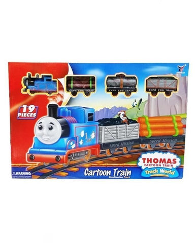 Thomas Cartoon Train For Kids - Large - 19 Pcs