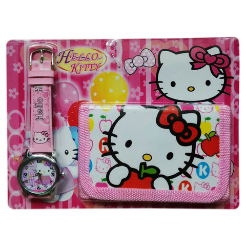 Hello Kitty Watch With Wallet