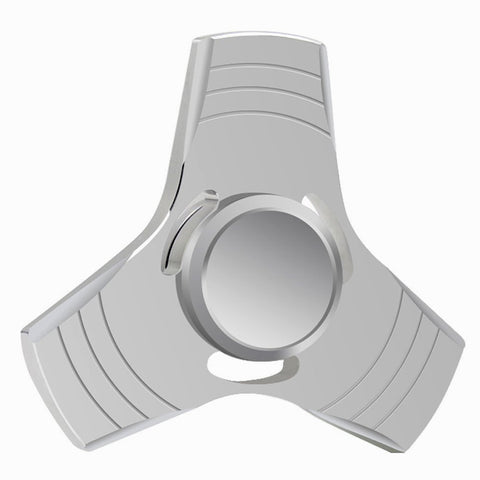 Transformer Metallic Fidget Spinner - Silver