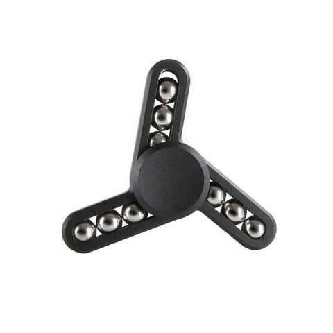 Metallic Fidget Spinner Wheel - Black