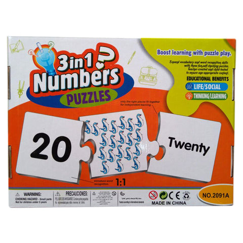 Match Puzzles - 3 In 1 Numbers