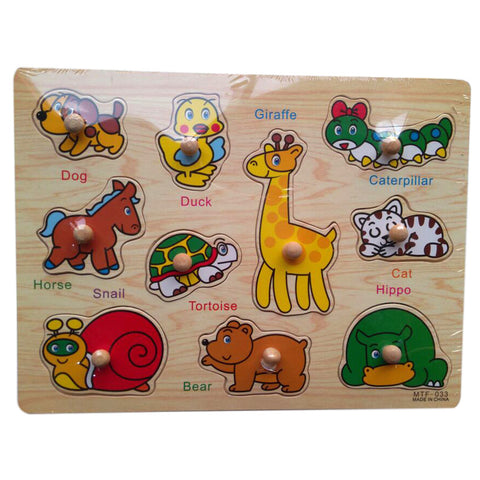 Wooden Puzzle - Learning Animals