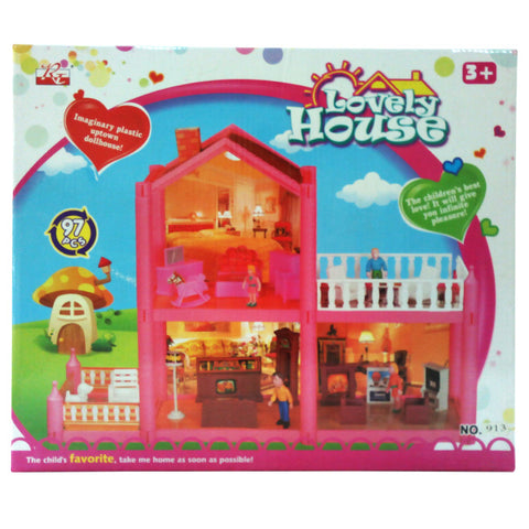 Lovely Doll House - 97 Pcs