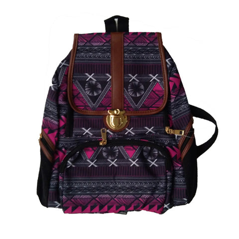 Abstract Pink - Girls College Bag