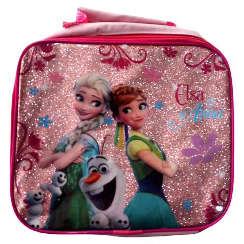 Frozen Pink Glitter Kids Lunch Bag