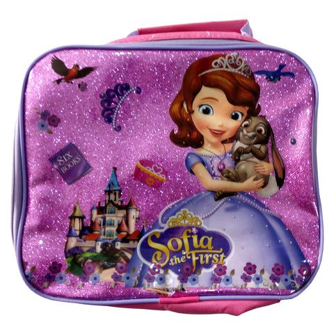 Frozen Pink Sofia Glitter-Lunch Bag