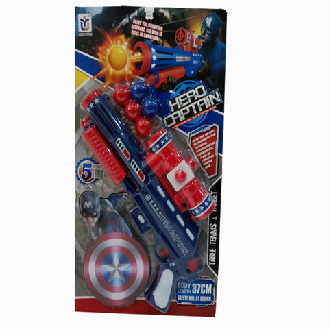 Captain America Ball Shooting Gun