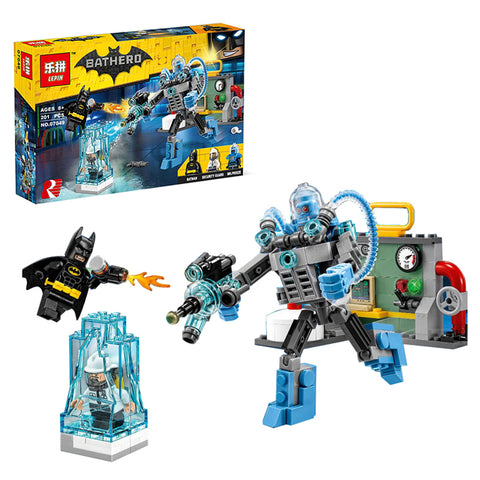 Batman & Mr. Freeze Ice Attack Man - Building Blocks - 07049