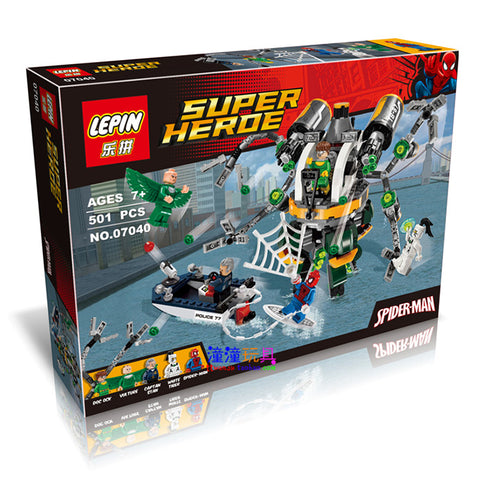 Spiderman Doc Ock's Tentacle Trap - 07040 - Building Blocks