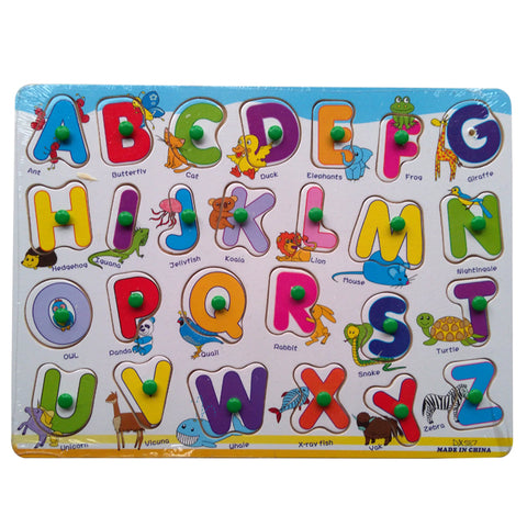 Wooden Puzzle - Learning Animals With Alphabets