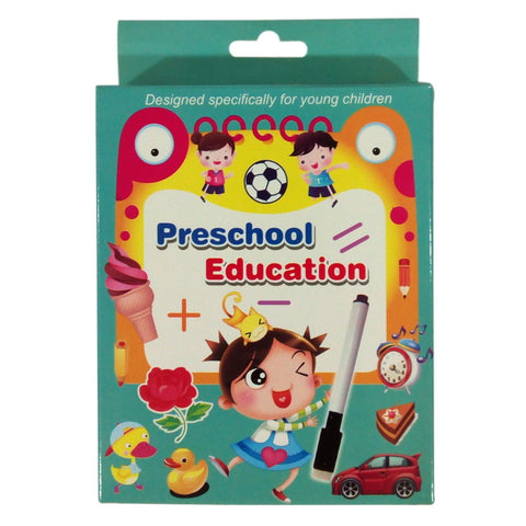 Pre-School Learning Flash Cards With Marker