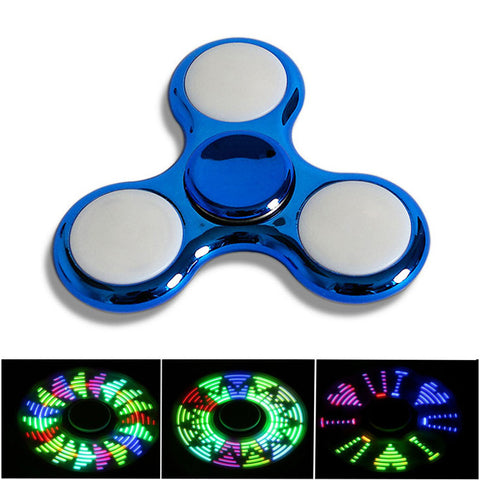 Led Fidget Spinner - 23 Pattern Design - Blue