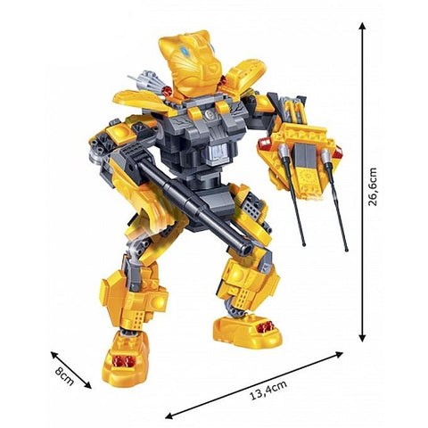 BanBao Beast Power Helios Robot - Yellow