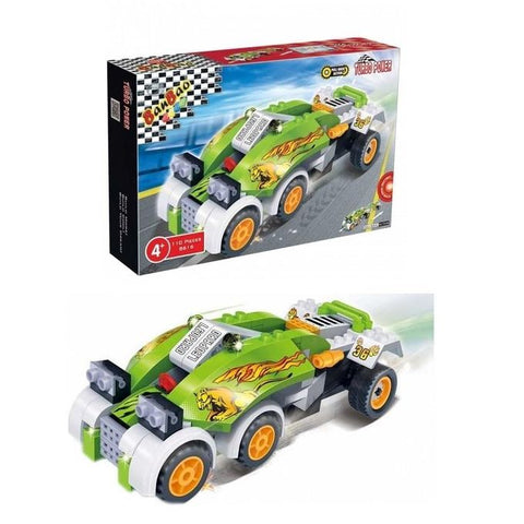 BanBao Building Block Pull Back Car