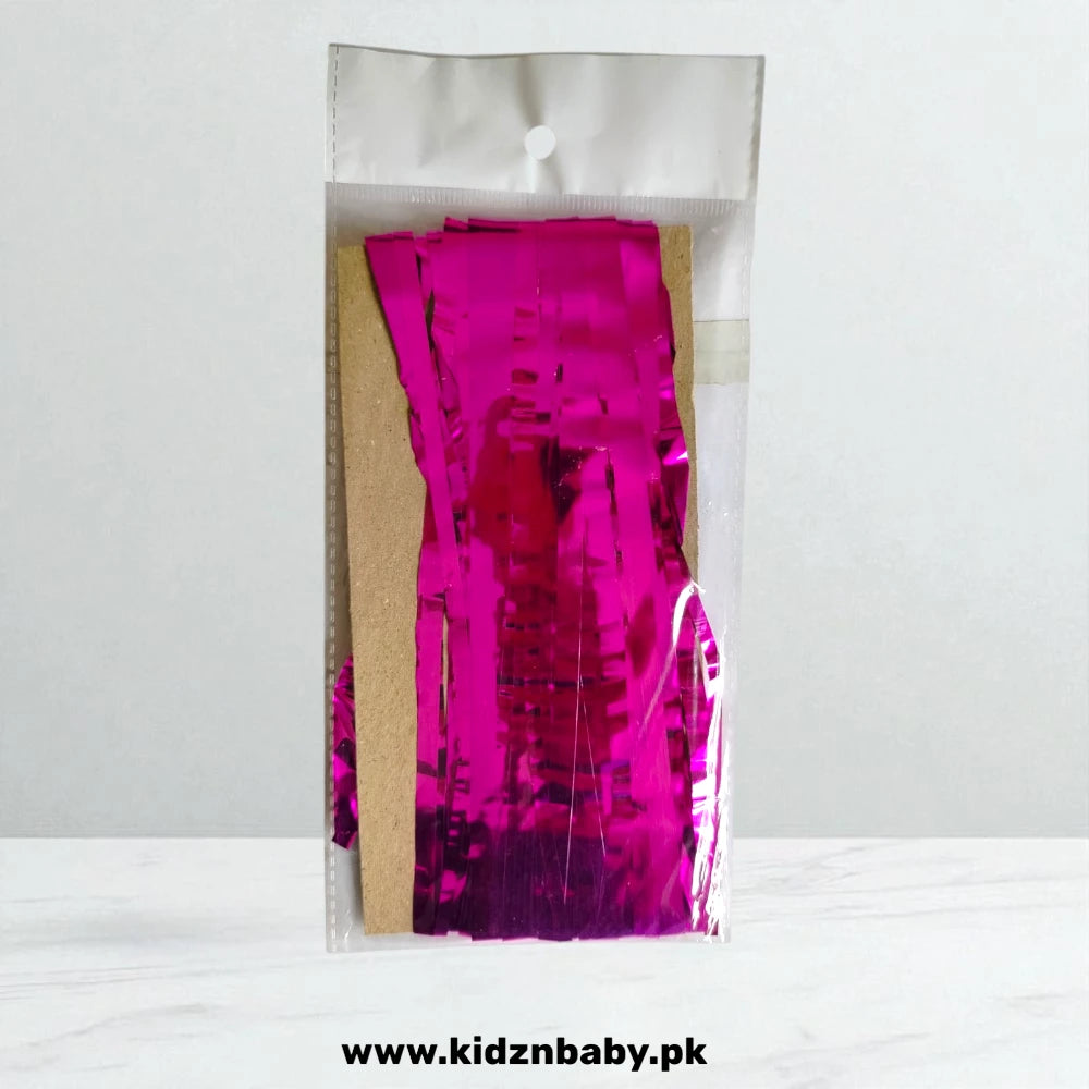 Pink Foil Curtain for event decoration in Pakistan